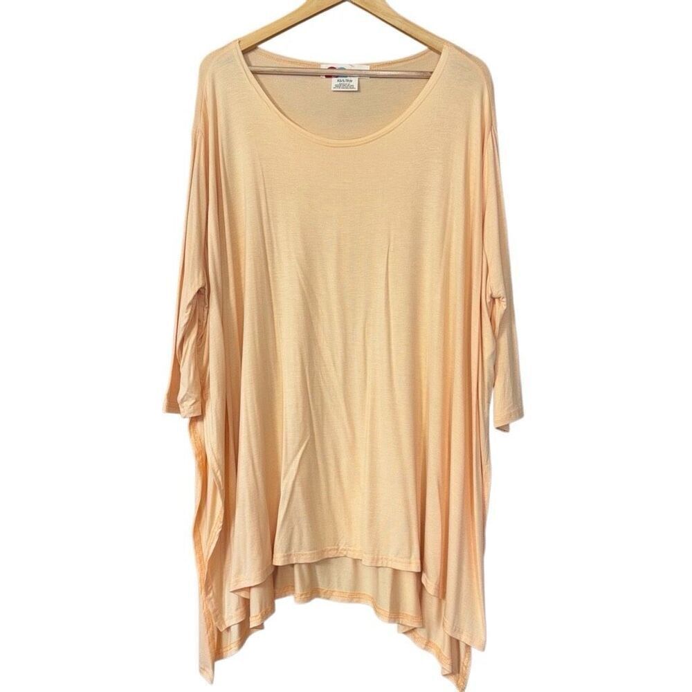 Free people beach Big Dipper oversized tee XS / S peach new